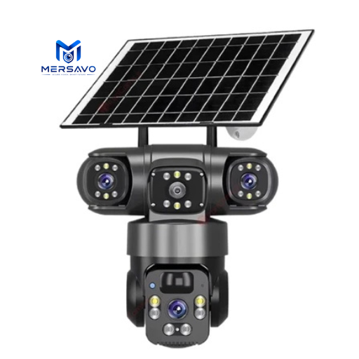 دوربین امنیتی سیم کارتی مدل TZ3 سه لنز خورشیدی با نرم افزار OKAM PRO